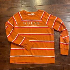 Guess original jeans striped sweatshirt